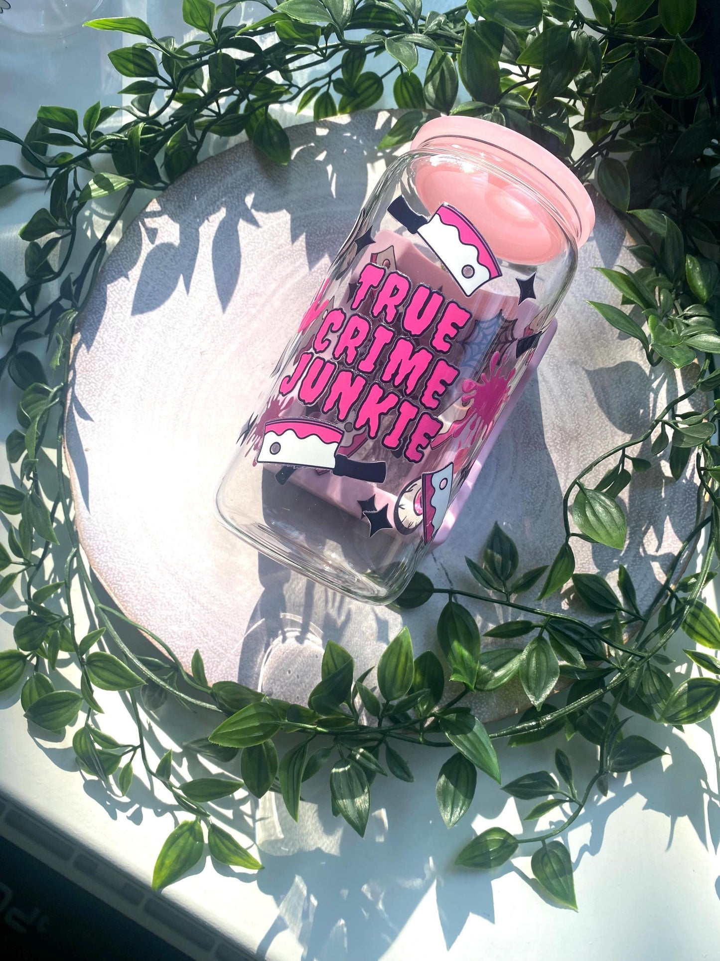 True Crime Junkie Pink
