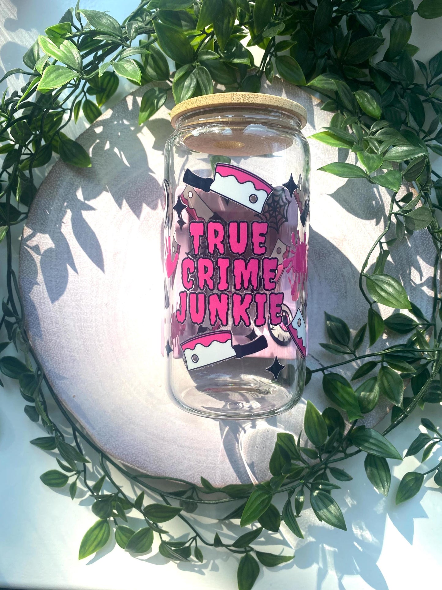 True Crime Junkie Pink