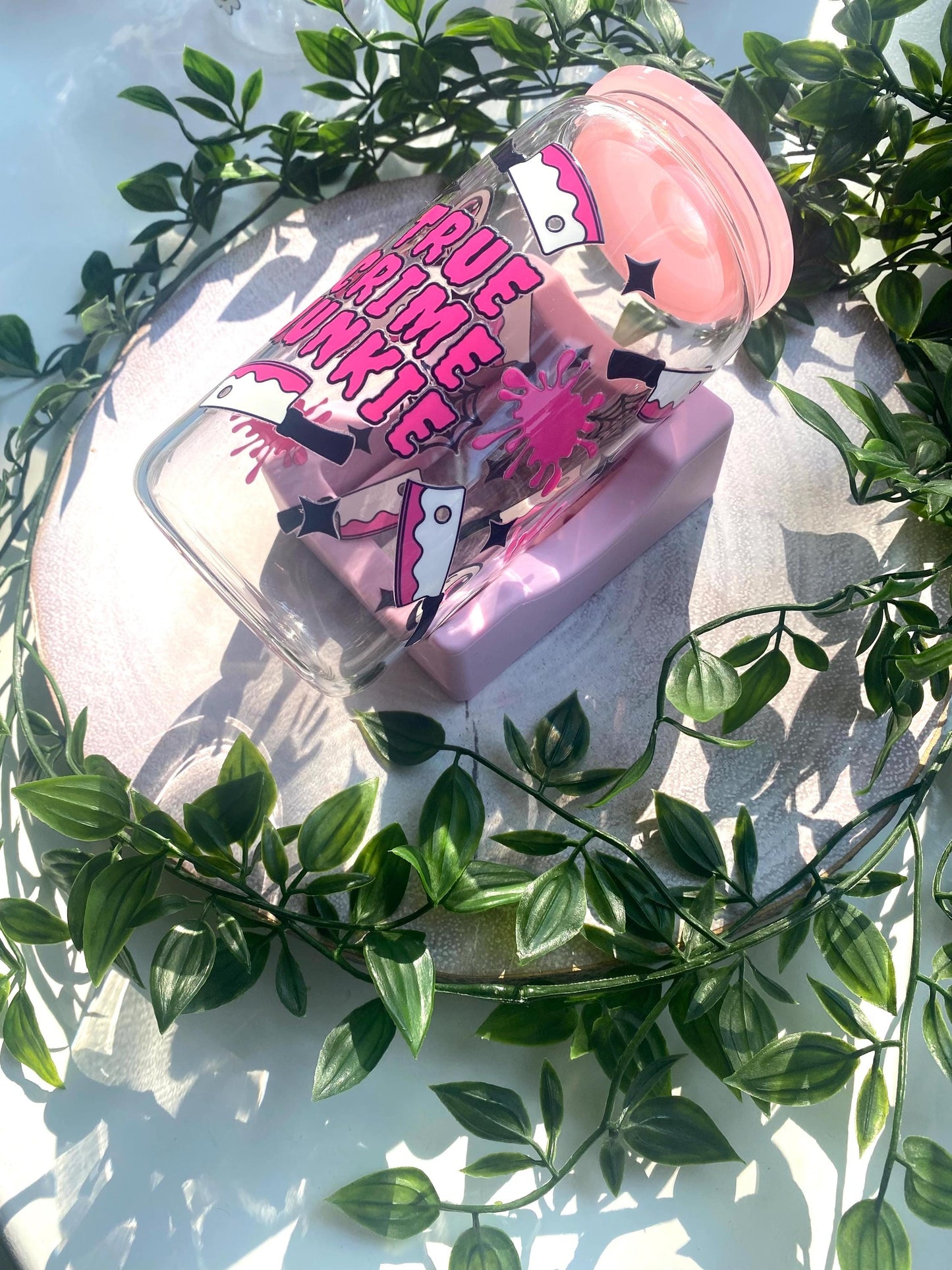 True Crime Junkie Pink