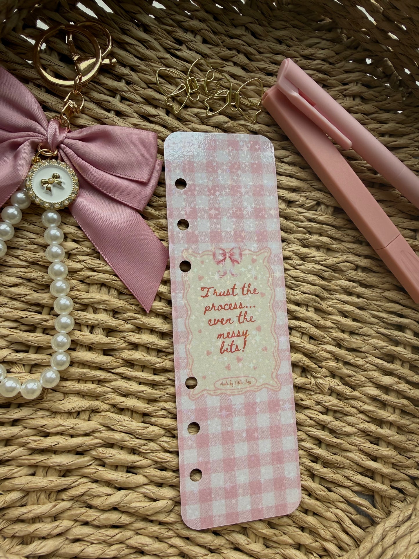 Trust the Process Holographic Bookmark