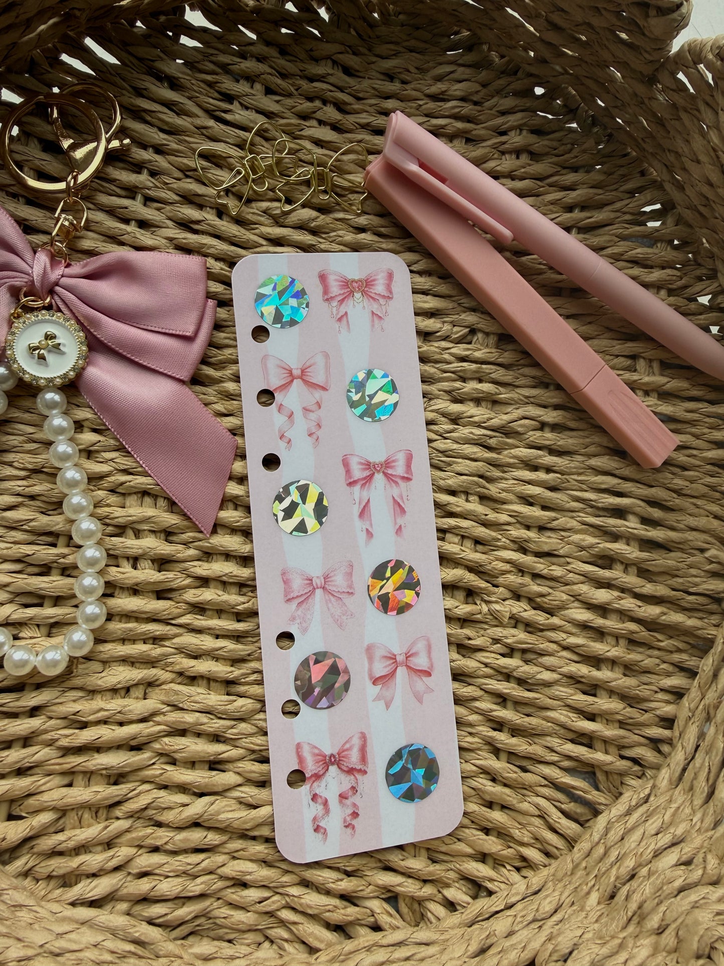 Bow Scratch off Saver Bookmark