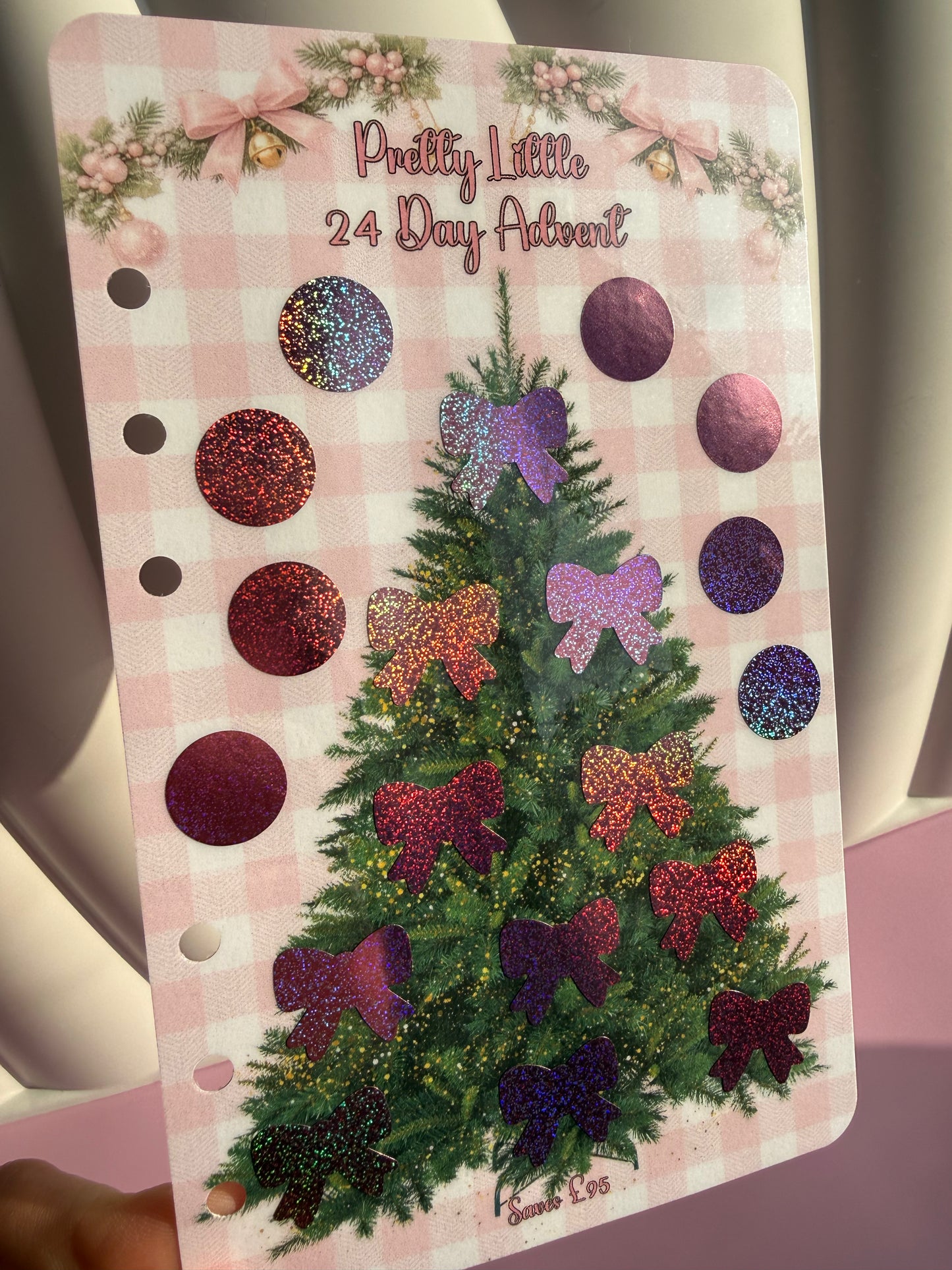 Pretty Little 24 Day Advent Saver