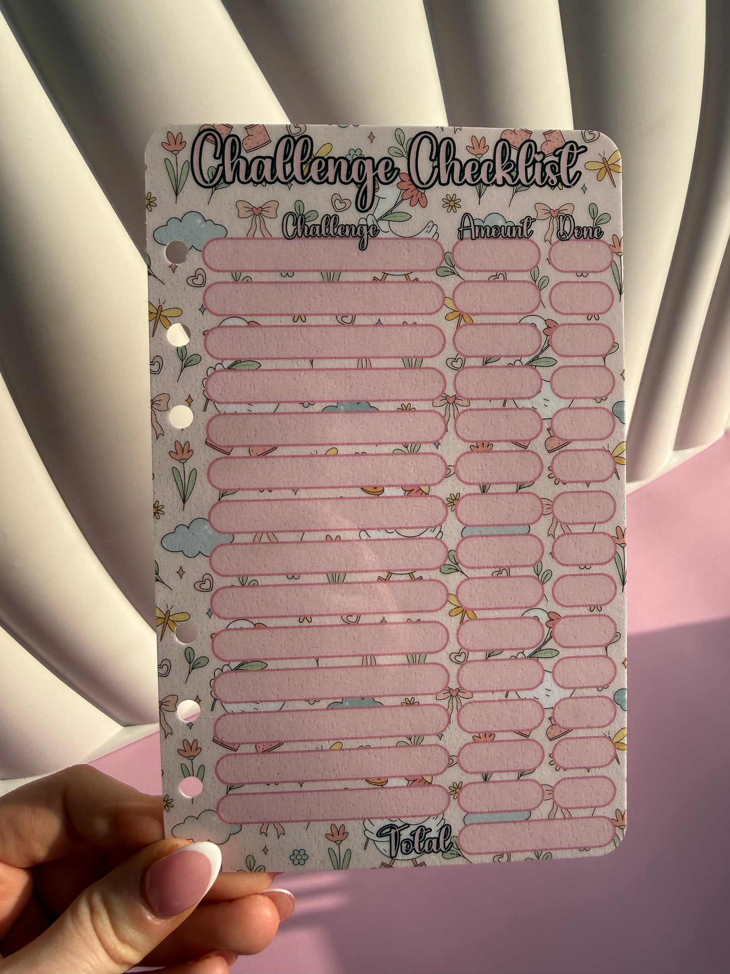 Spring Challenge Checklist Dashboard