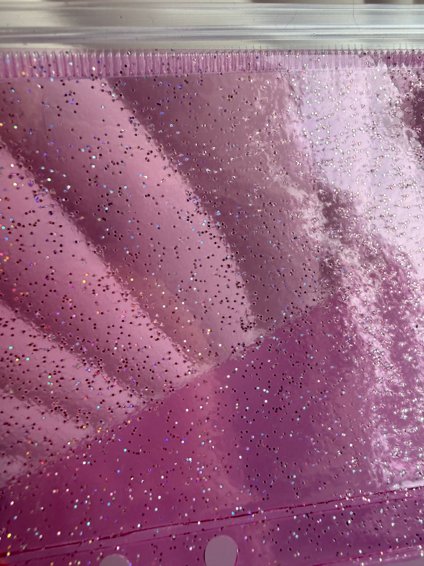 Pink Glitter Double Pocket Envelopes