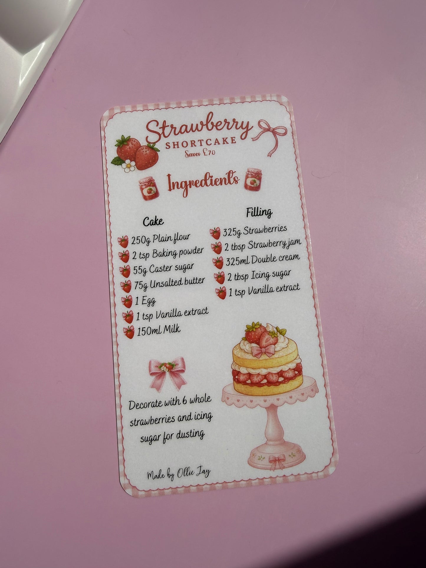 Strawberry Shortcake Saver