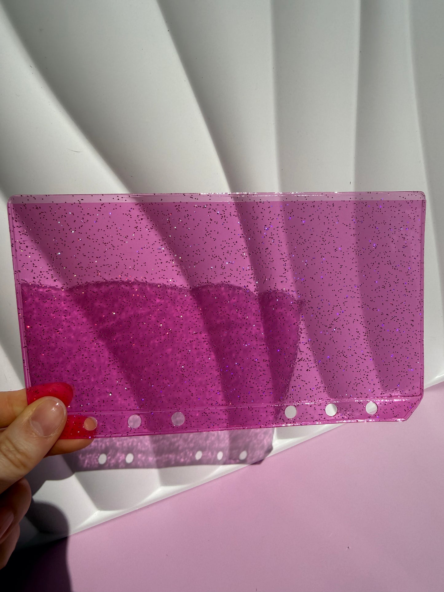 Bubblegum Glitter Cash Envelope