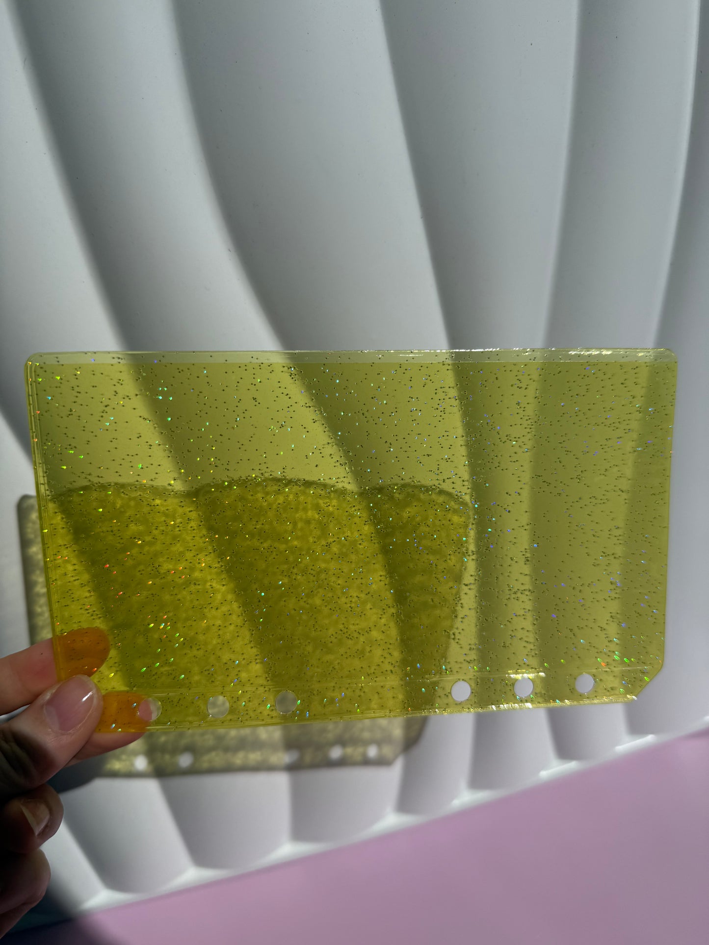 Lemon Drop Glitter Cash Envelope