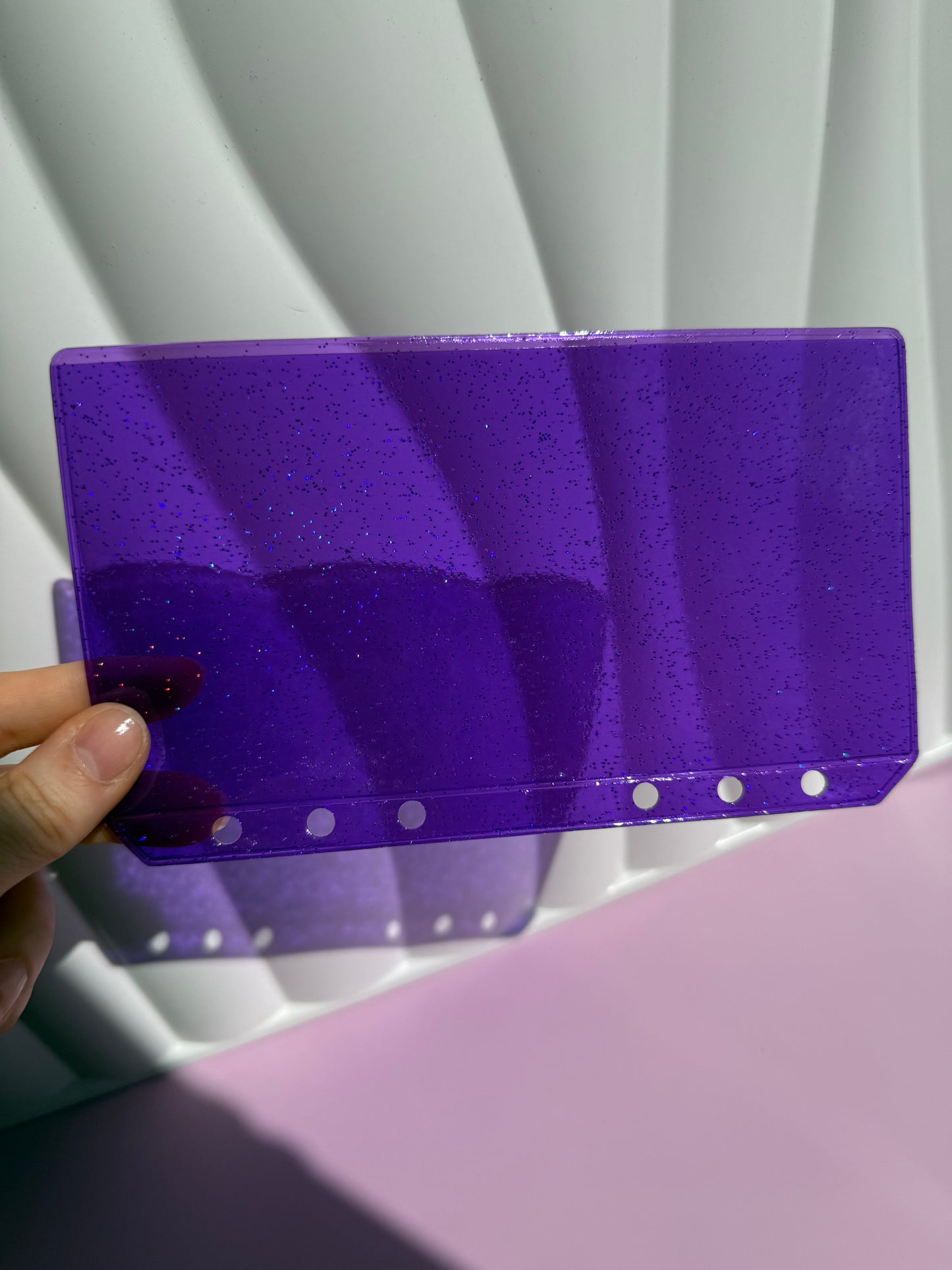 Amethyst Glitter Cash Envelope