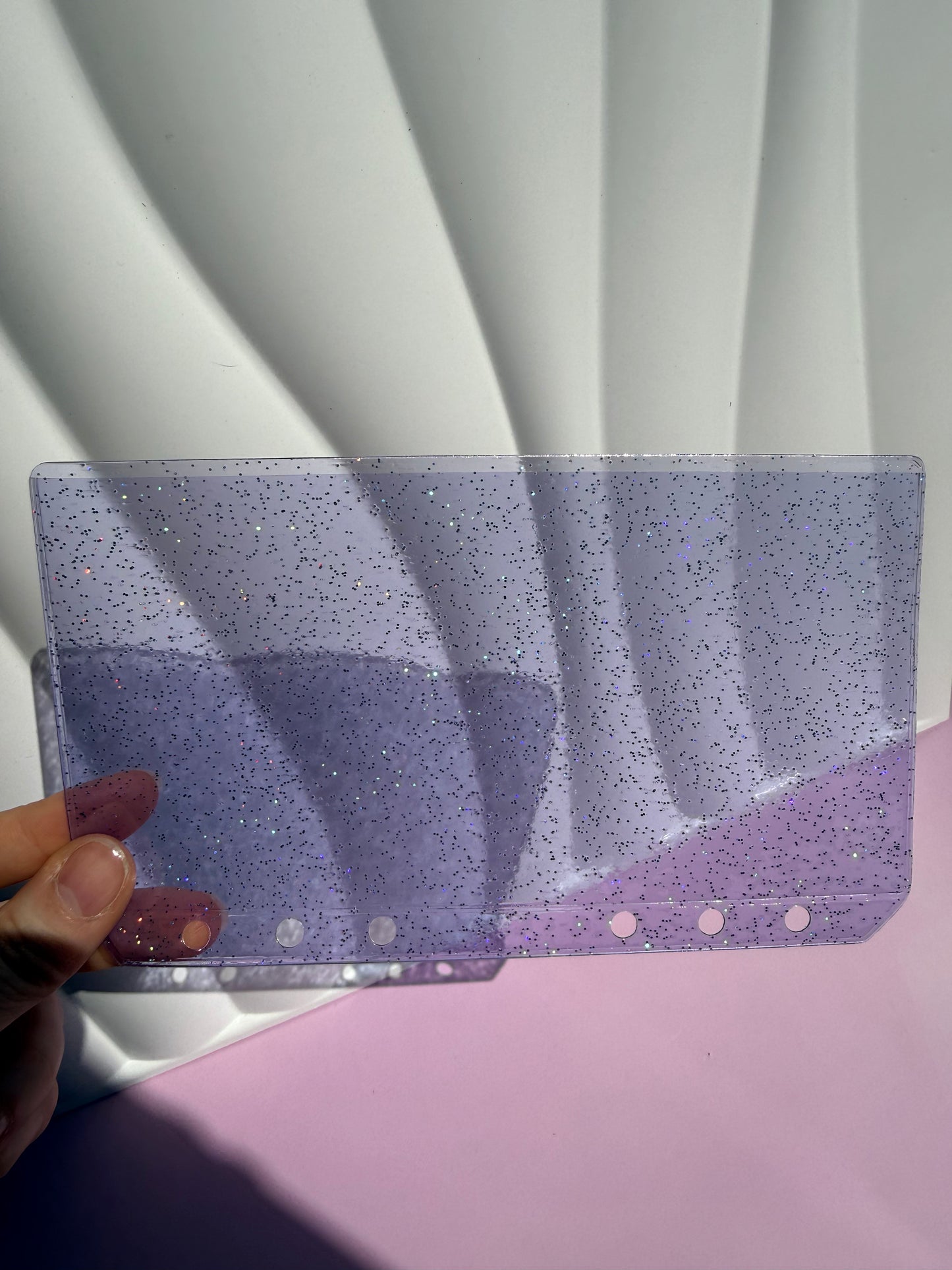 Lilac Haze Glitter Cash Envelope