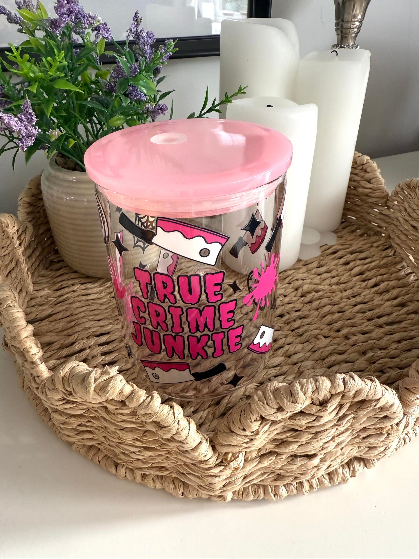 True Crime Junkie Pink