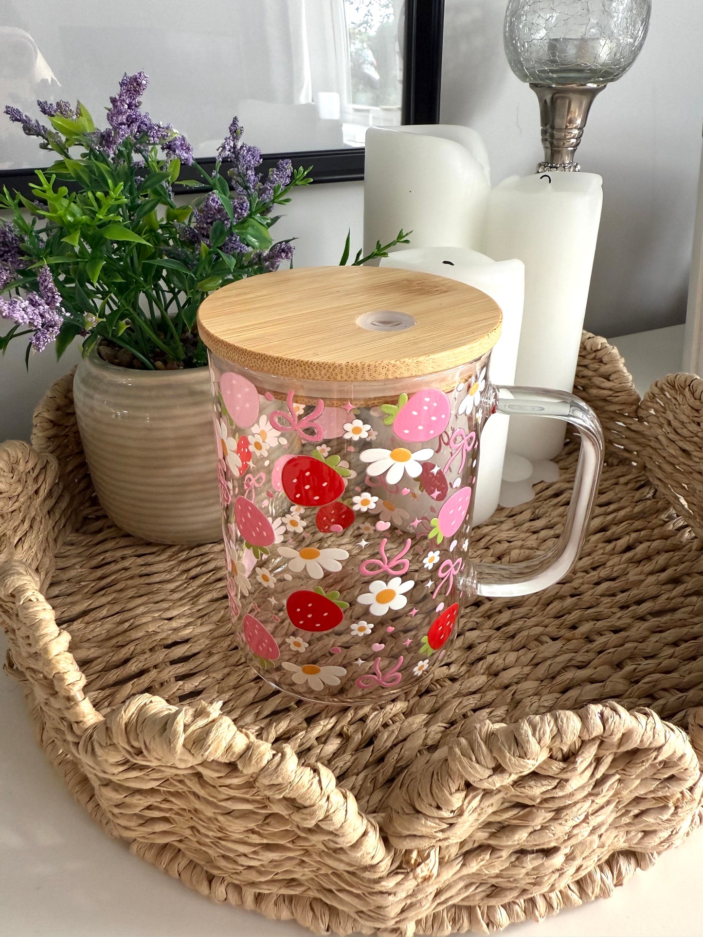 Strawberries & Daisies