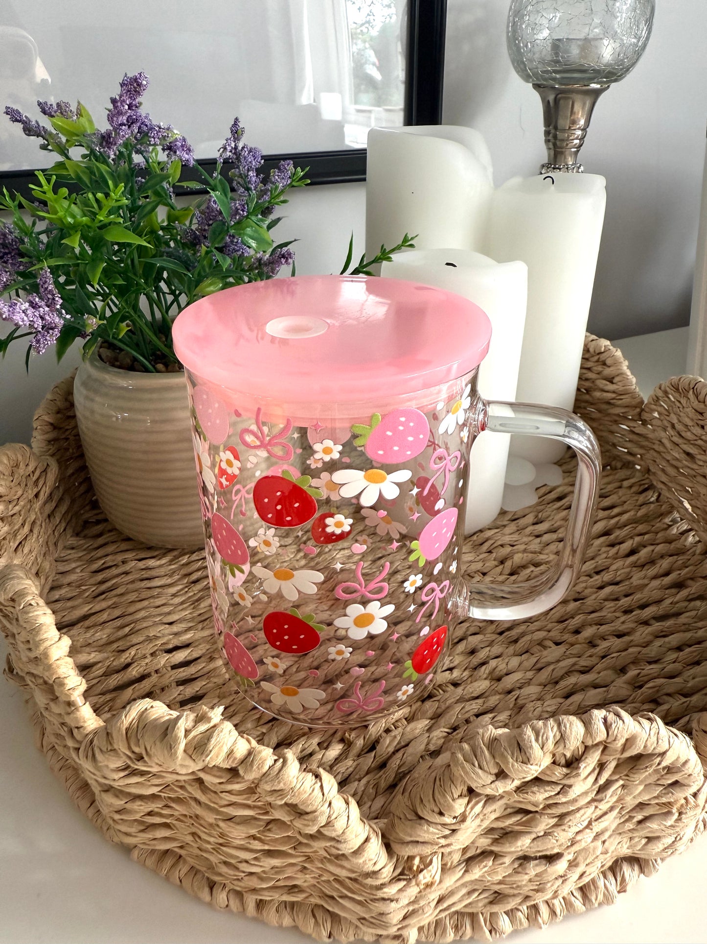 Strawberries & Daisies