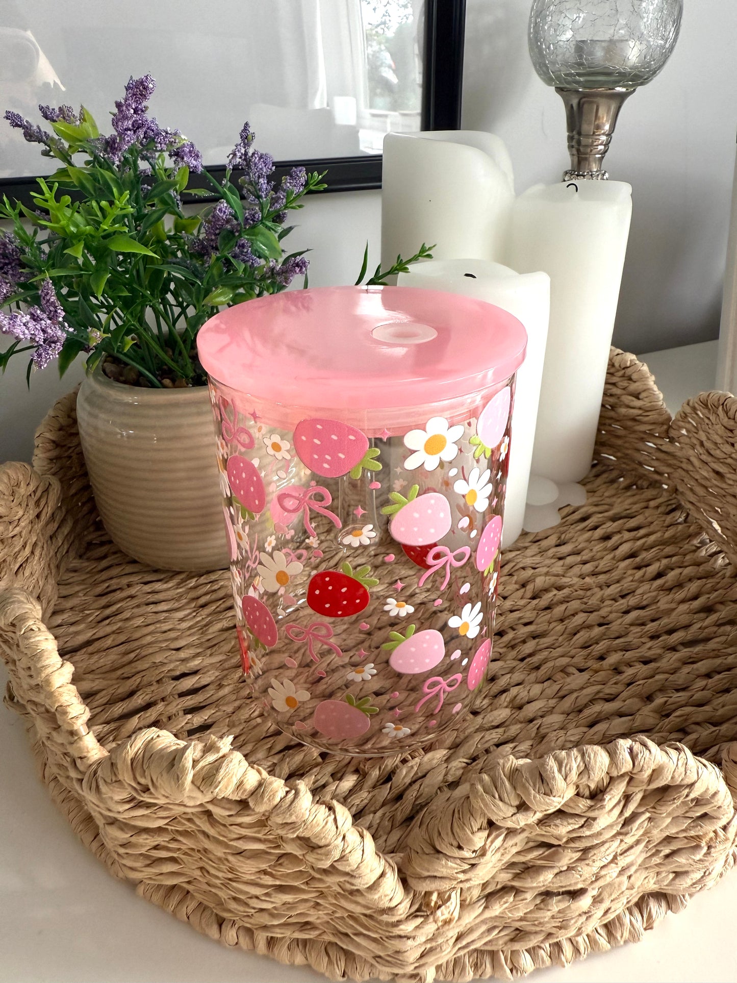 Strawberries & Daisies