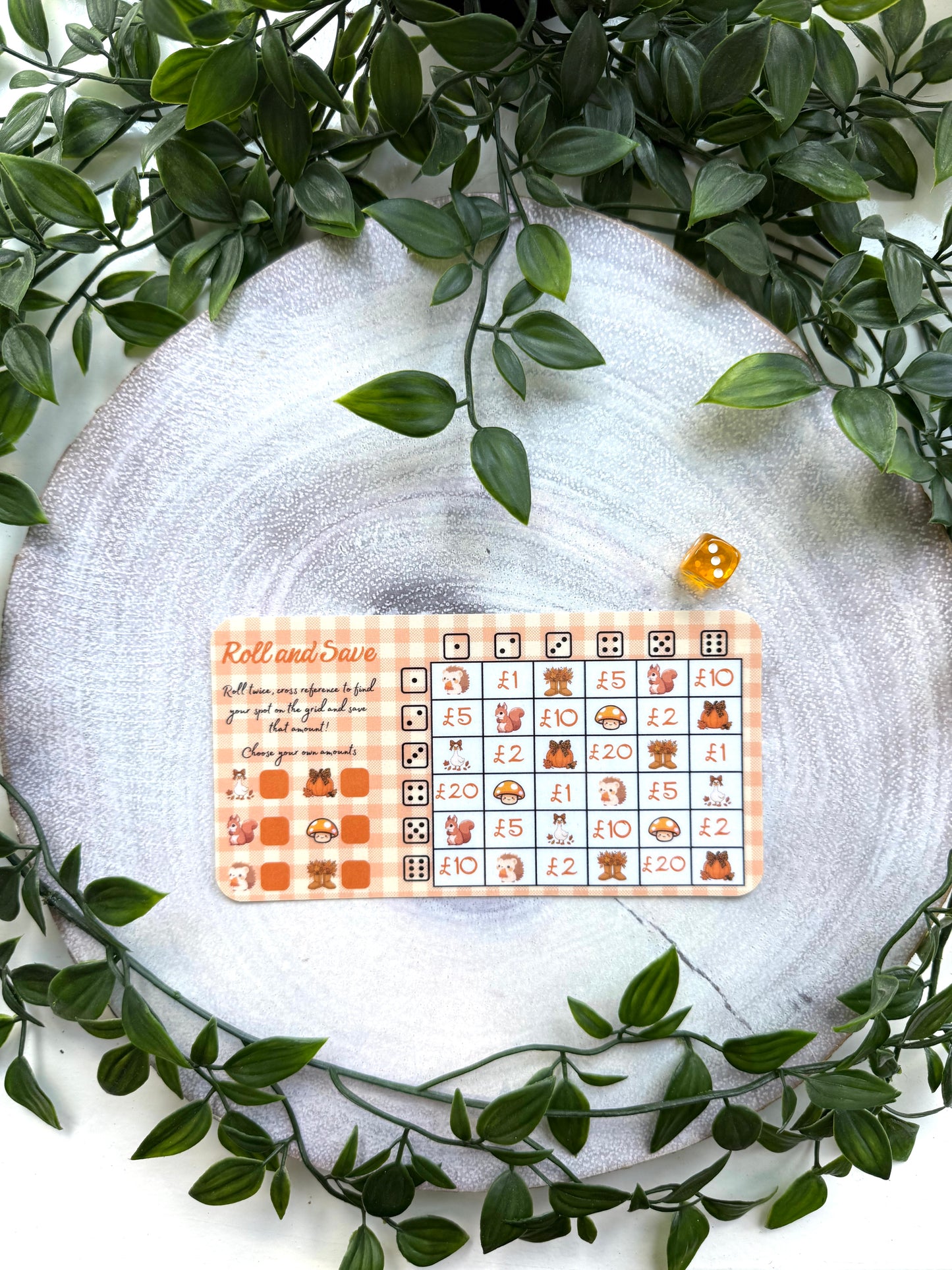 Autumn Roll & Save Grid