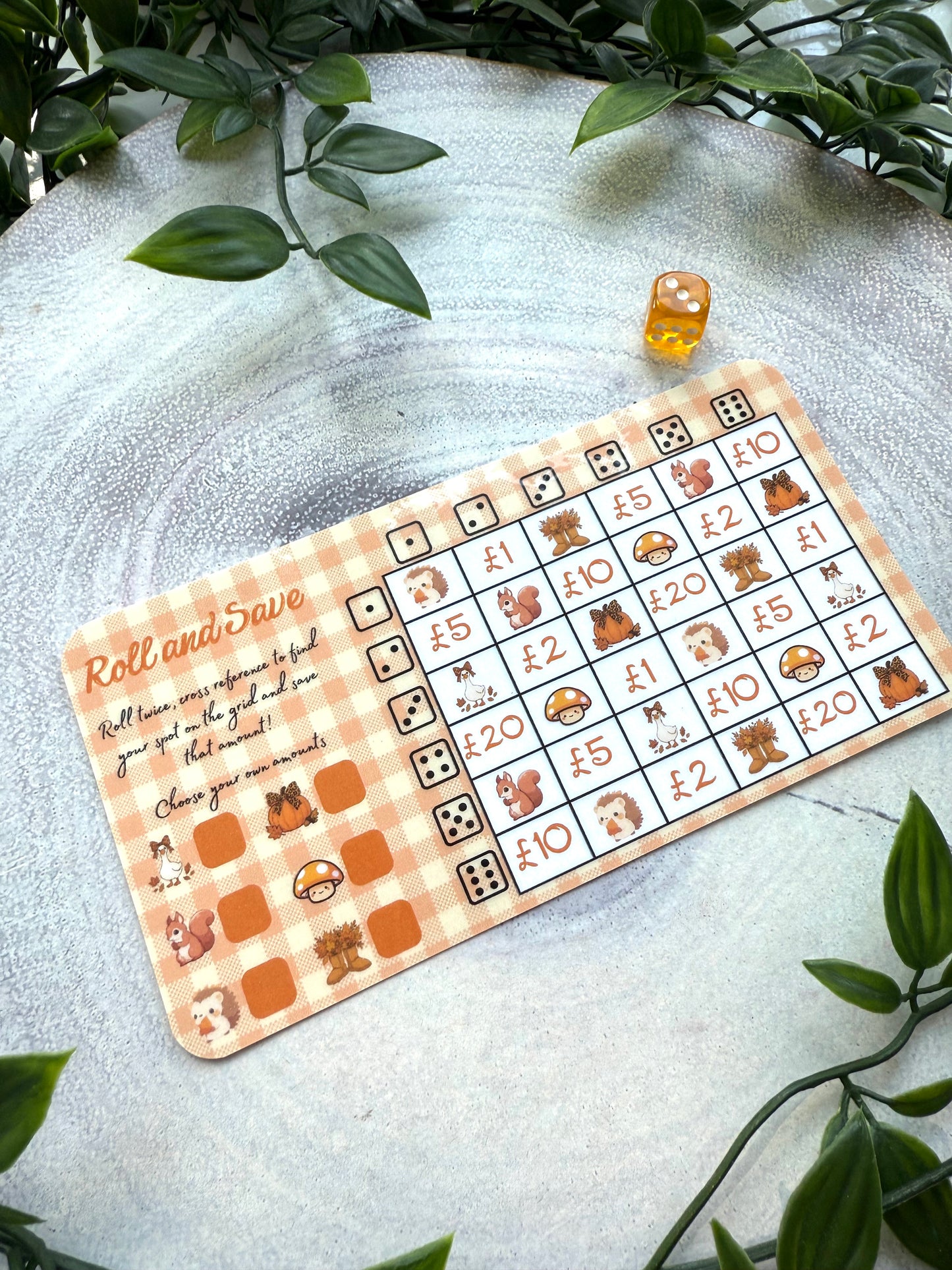 Autumn Roll & Save Grid