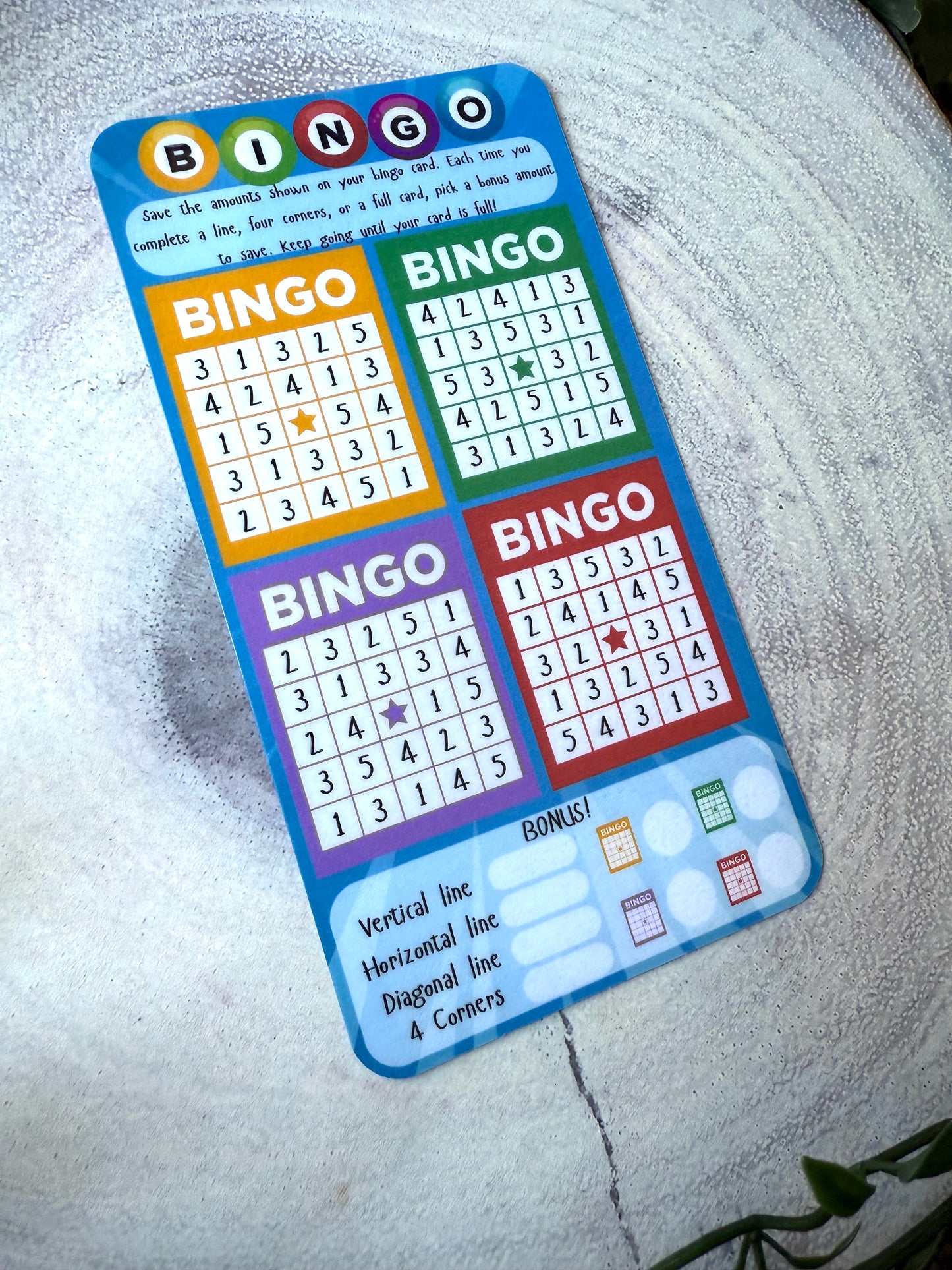 Bingo Savings Tracker