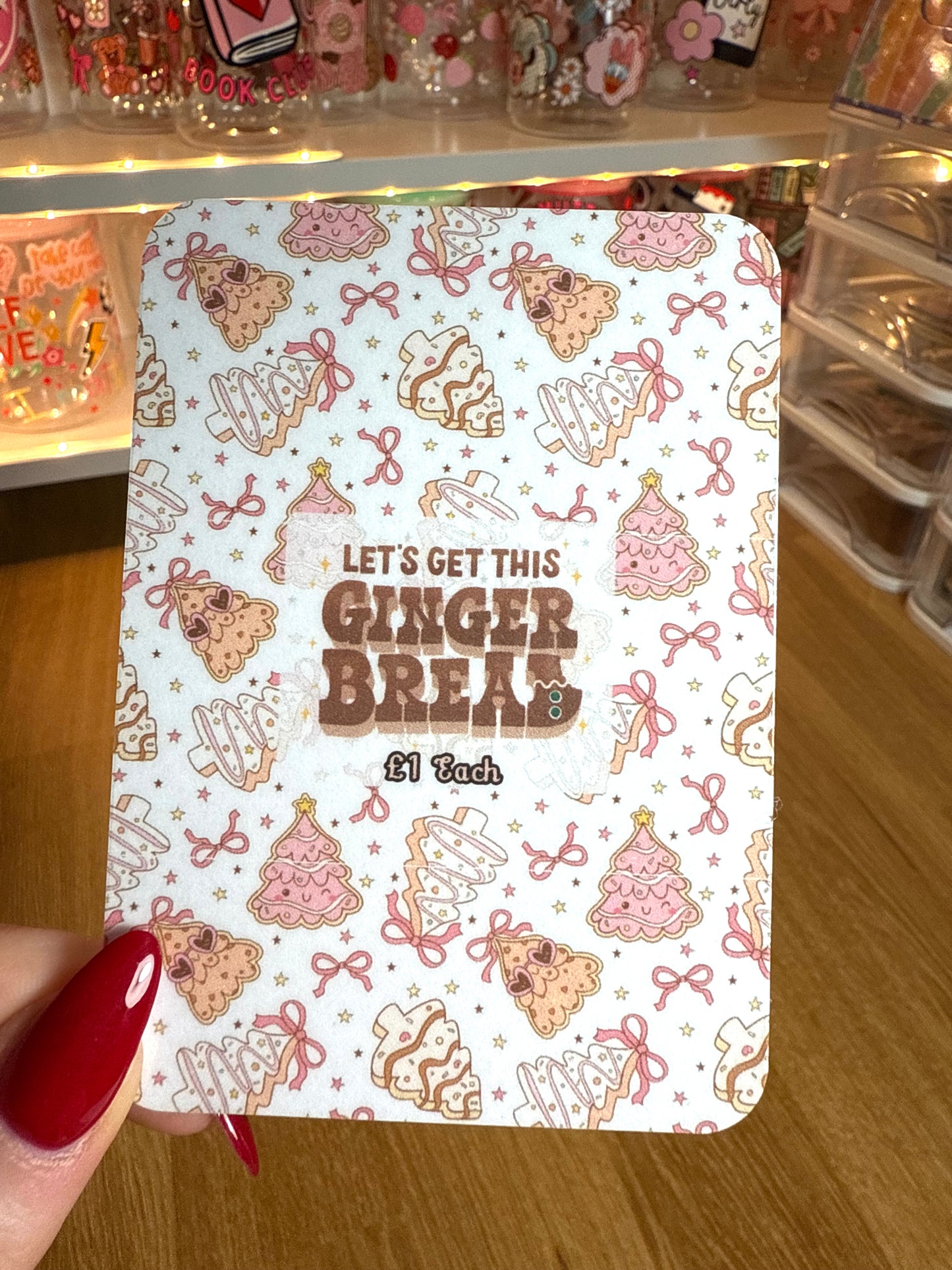 Get that Gingerbread Pink Mini