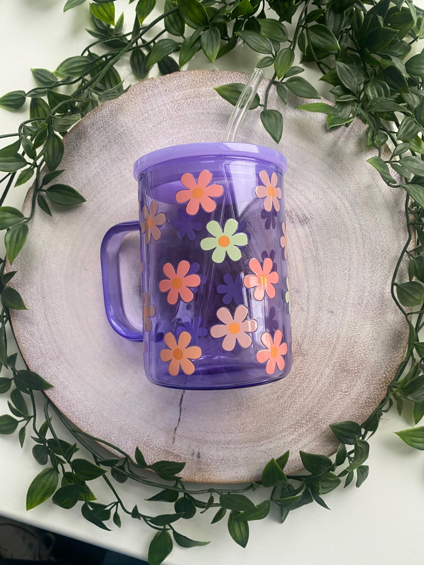 Retro Pastel Daisies
