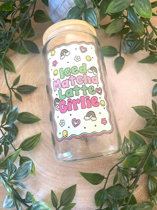 Iced Matcha Latte Girlie