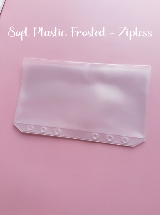 5 Frosted Zipless Envelopes