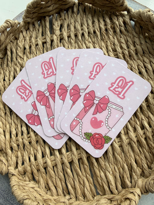 Bow Book £1 Placeholders