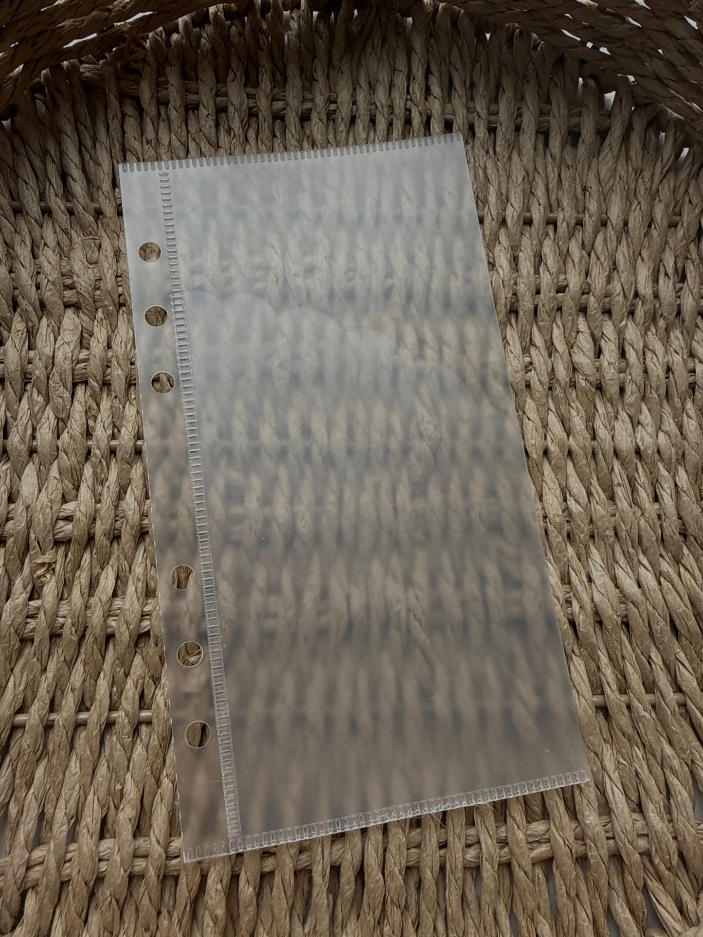 Scalloped Double Pocket Zipless Binder Envelopes