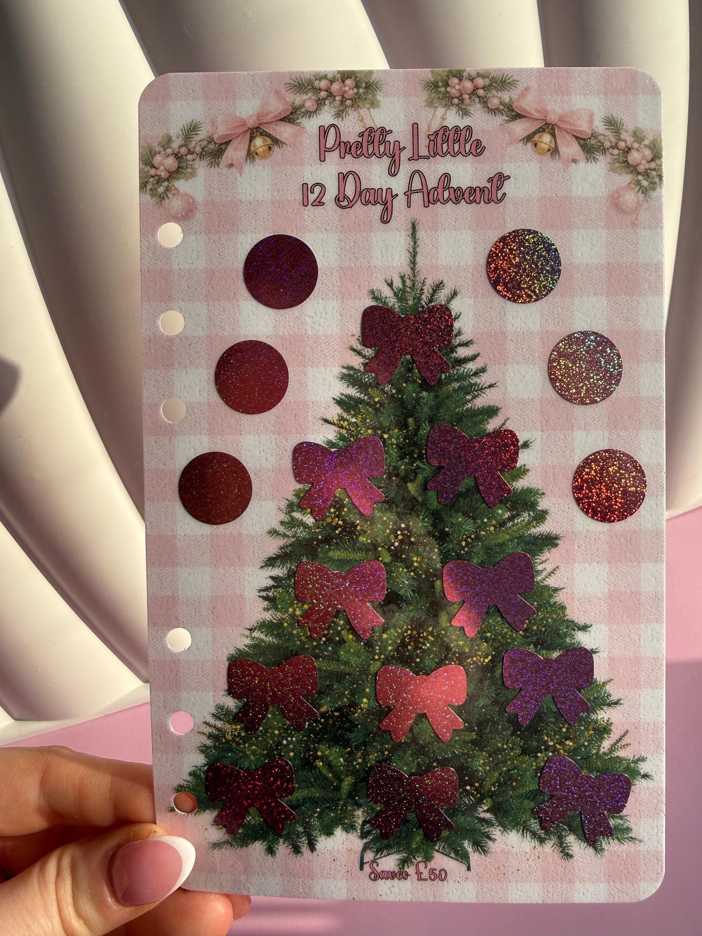 Pretty Little 12 Day Advent Saver