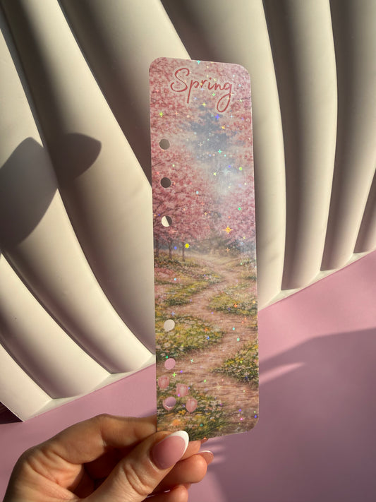 Spring Holographic Bookmark