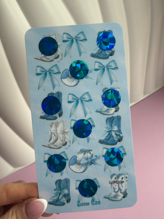 Cowgirl Daydream Blue Scratch off