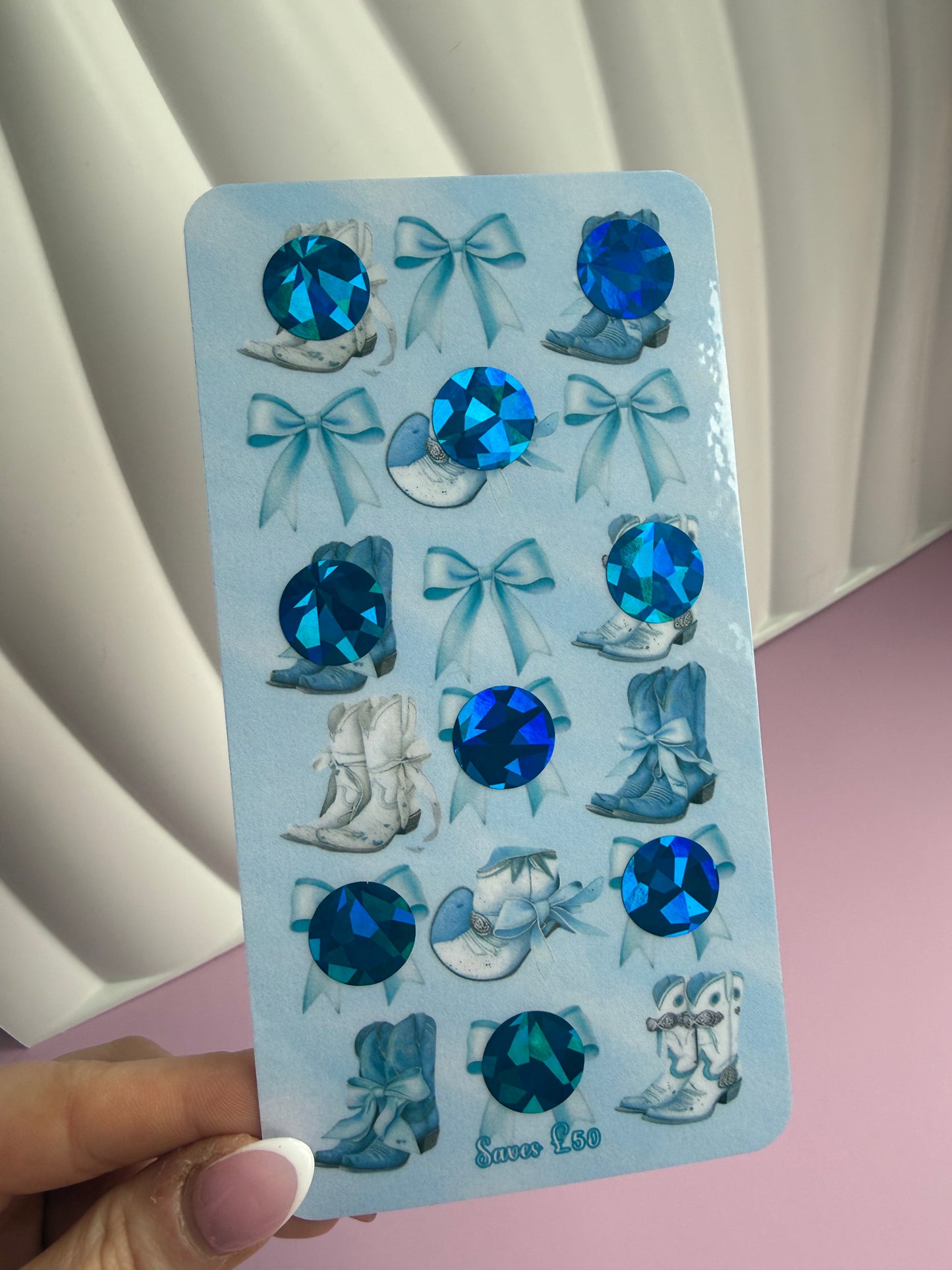 Cowgirl Daydream Blue Scratch off