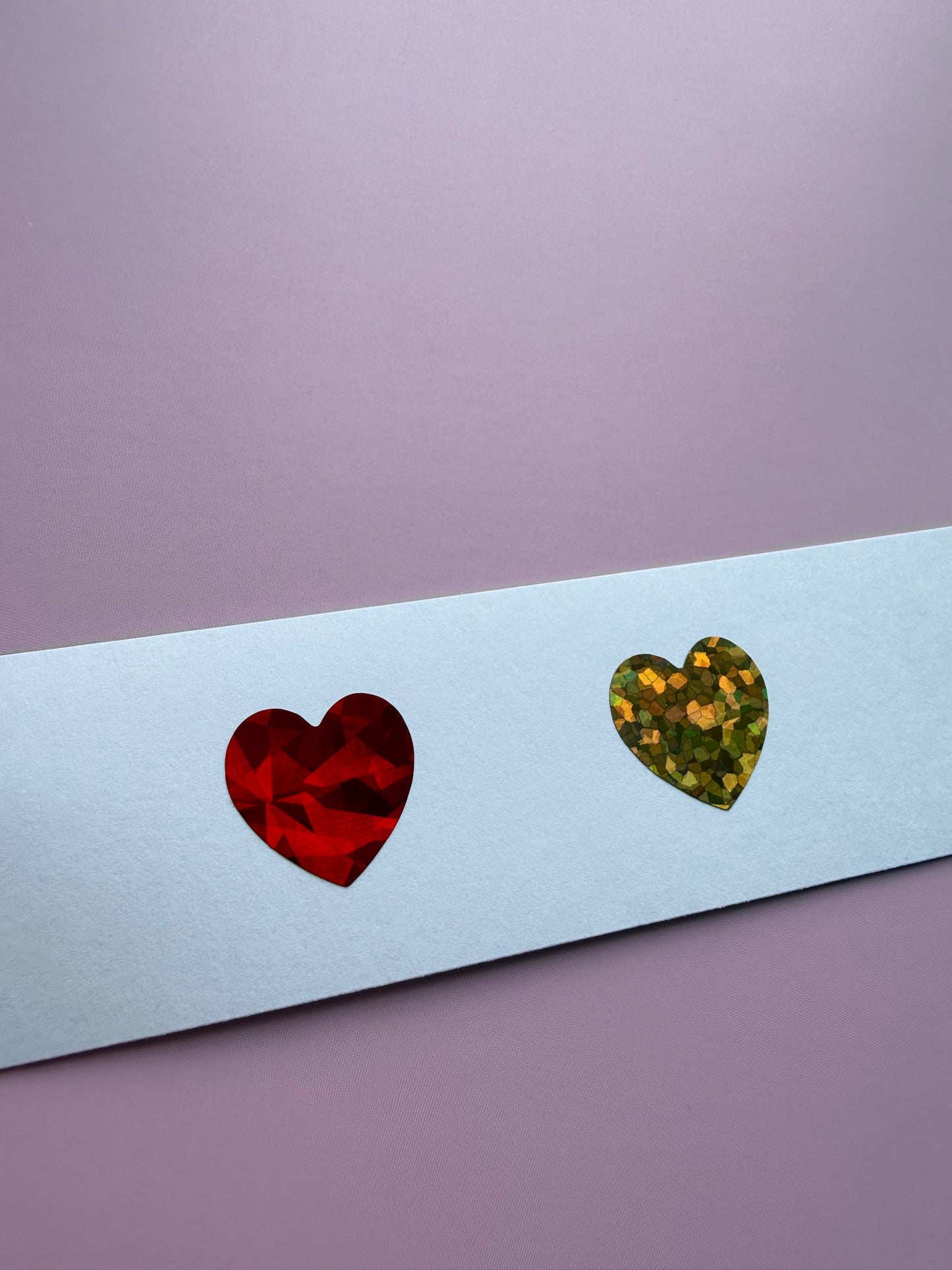 Heart Scratch Off Stickers
