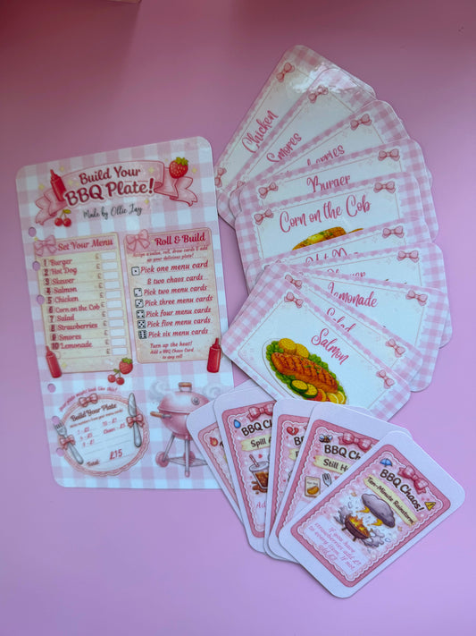 Build Your BBQ Plate! Dashboard Game