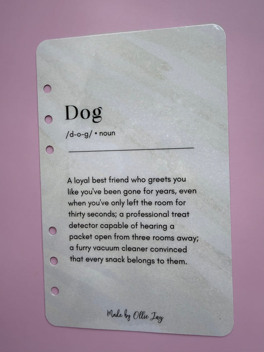 Dog Definition Dashboard