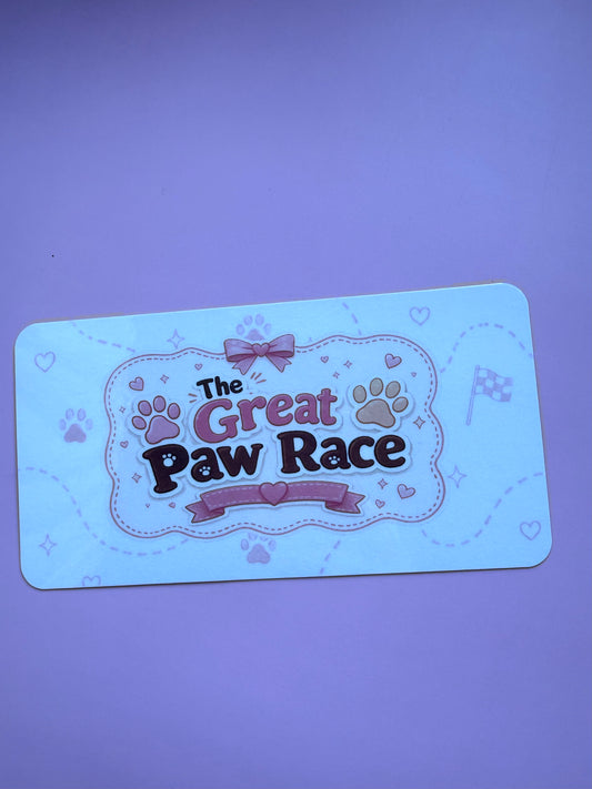 The Great Paw Race Insert