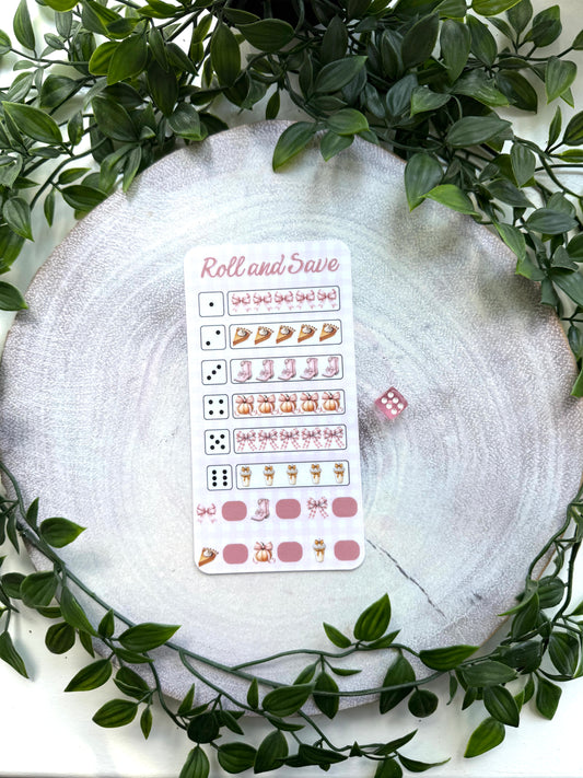 Pink Autumn Roll & Save