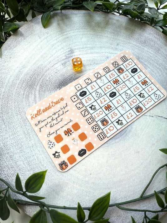 Halloween Roll & Save Grid
