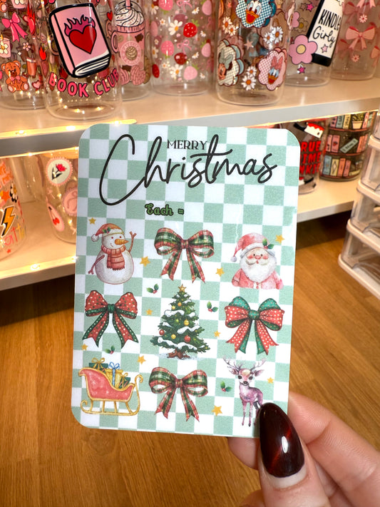 Merry Christmas Green Mini