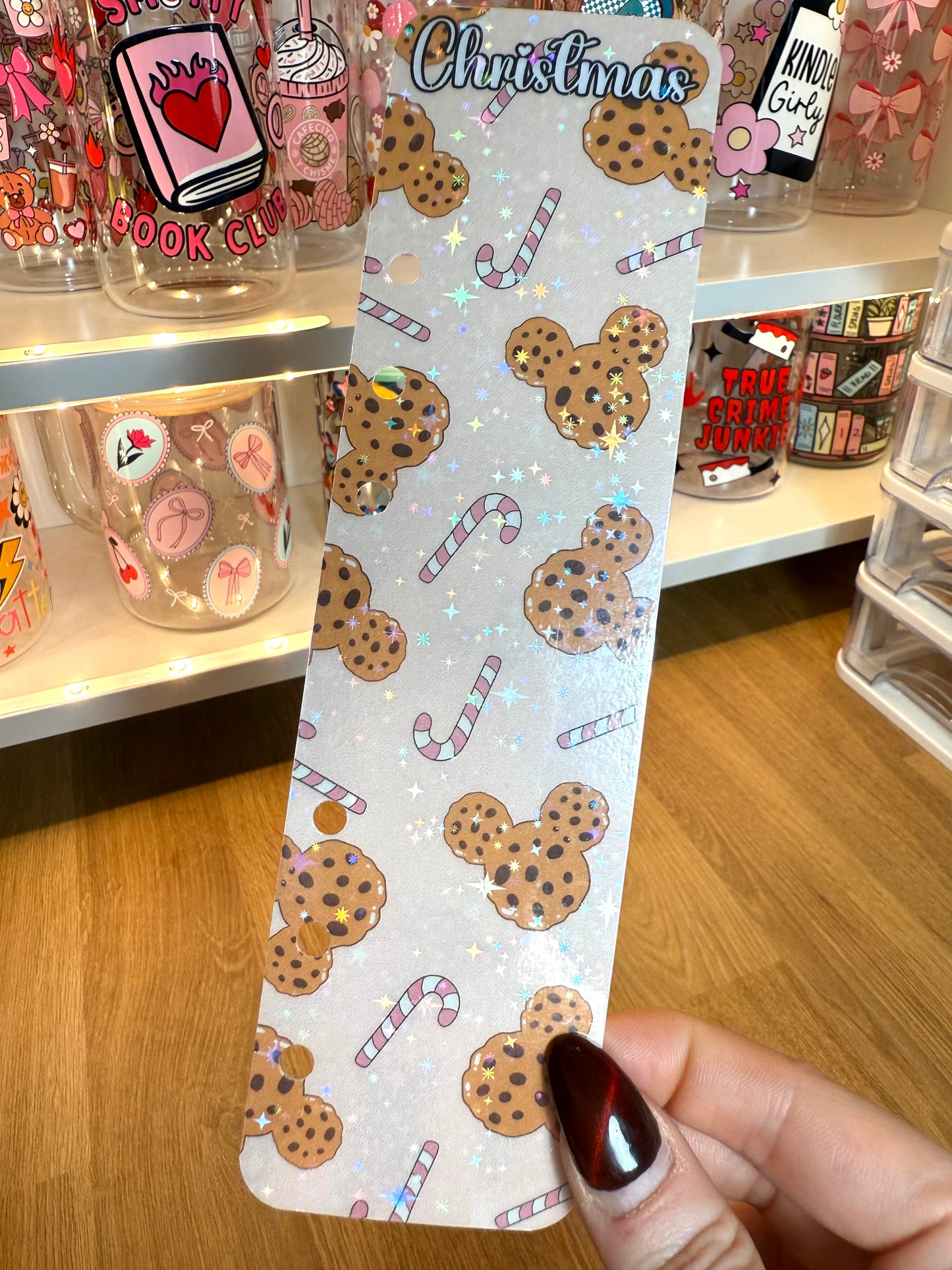 Cookies and Candy Canes Binder Bookmark