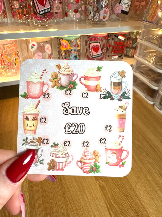 Pink Christmas Drink Mini