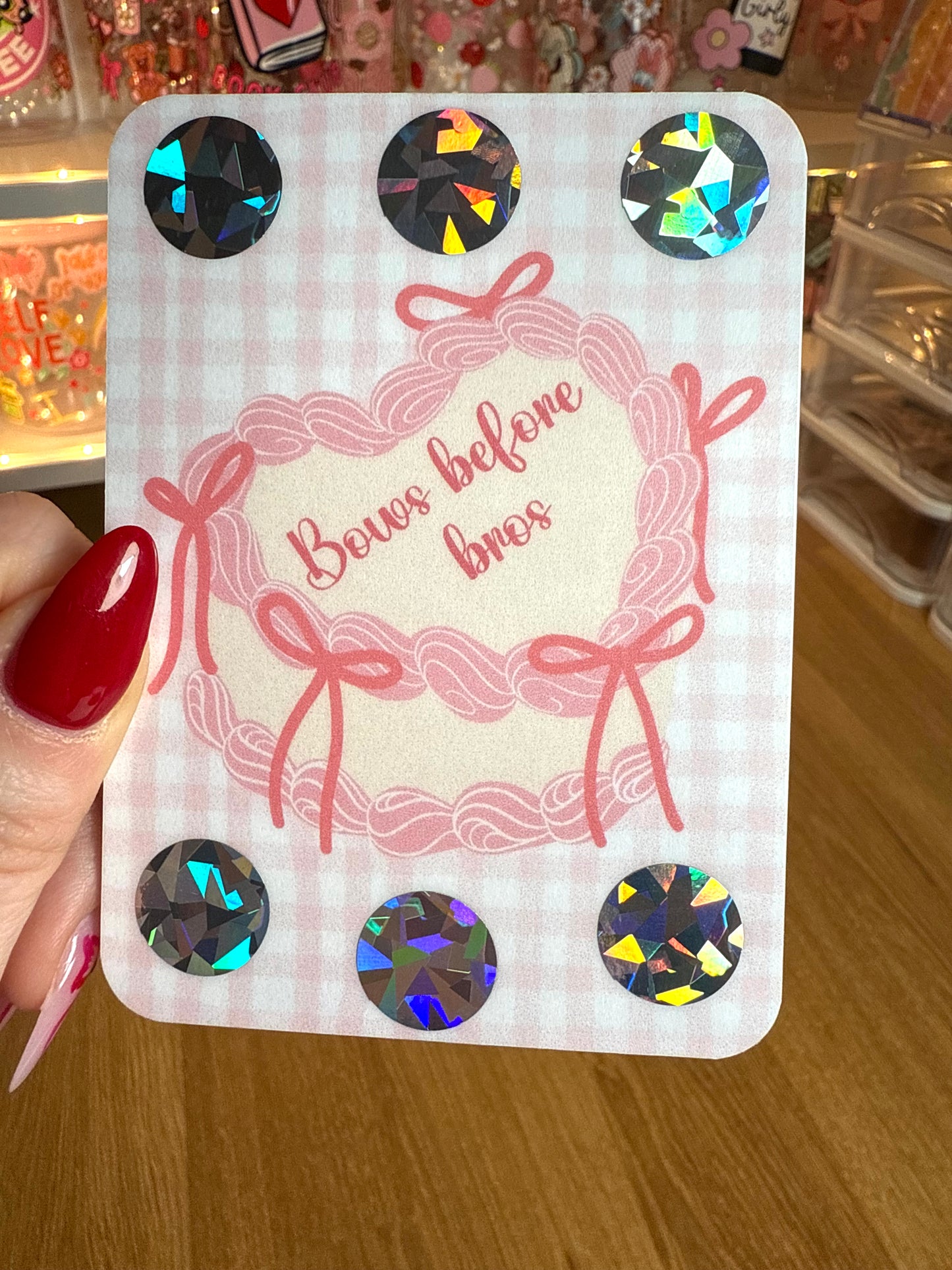 Bows Before Bros Scratch off Mini