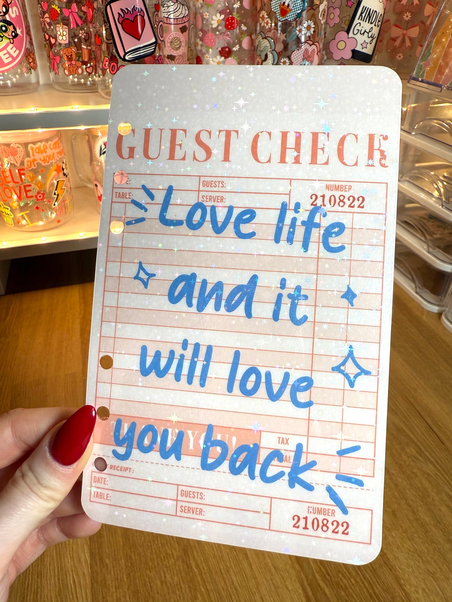 Love Life Holographic Dashboard