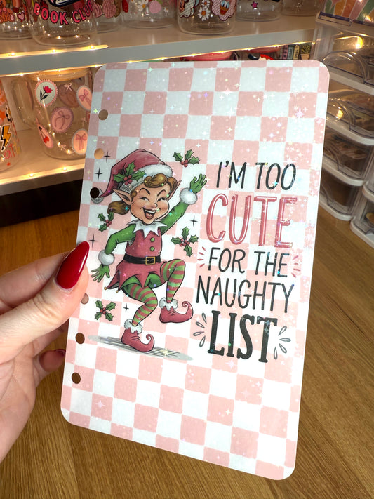 Too Cute for the Naughty List Holographic Dashboard