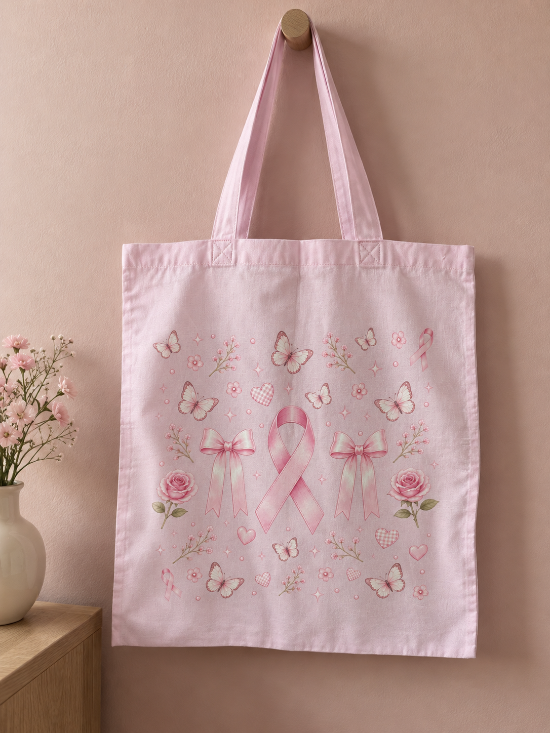 Think Pink – Breast Cancer Awareness Tote Bag